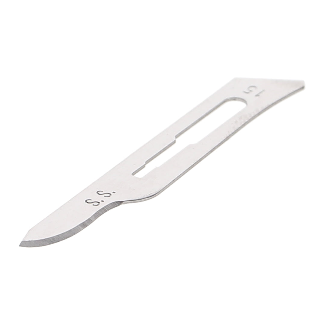 House Brand Dentistry 103108 HSB Surgical Scalpel Blades #15 Sterile Stainless Steel 100/Bx House Brand Dentistry 103108 HSB Surgical Scalpel Blades #15 Sterile Stainless Steel 100/Bx
